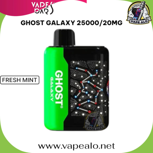 GHOST GALAXY 25000 Puffs Fresh Mint Disposable Vape In Dubai UAE