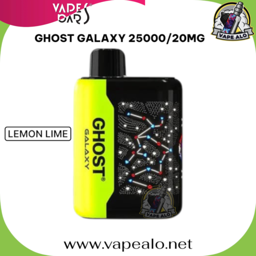 GHOST GALAXY 25000 Puffs Lemon Lime Disposable Vape In Dubai UAE