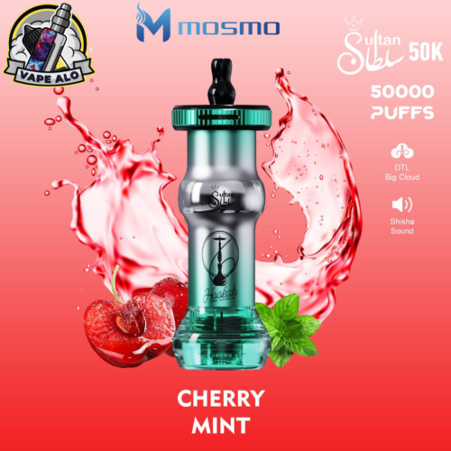 MOSMO Sultan 50K Cherry Mint Disposable Vape – 50,000 Puffs