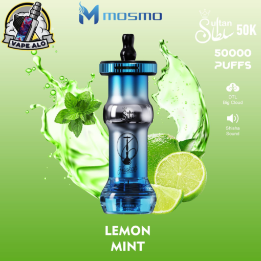 MOSMO Sultan 50K Lemon Mint Disposable Vape – 50,000 Puffs