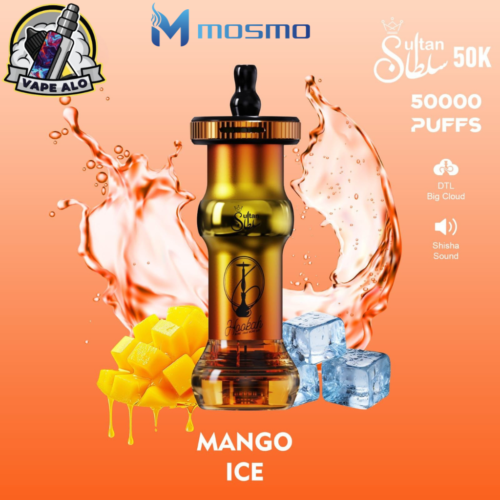 MOSMO Sultan 50K Mango Ice Disposable Vape – 50,000 Puffs
