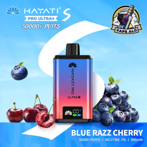 Hayati Pro Ultra S 50000 Puffs Disposable Vape in UAE – blue razz cherry