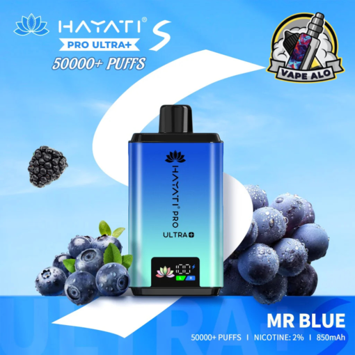 Hayati Pro Ultra S 50000 Puffs Disposable Vape in UAE – MR Blue