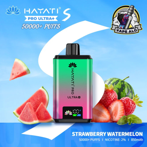 Hayati Pro Ultra S 50000 Puffs Disposable Vape in UAE – Strawberry Watermelon