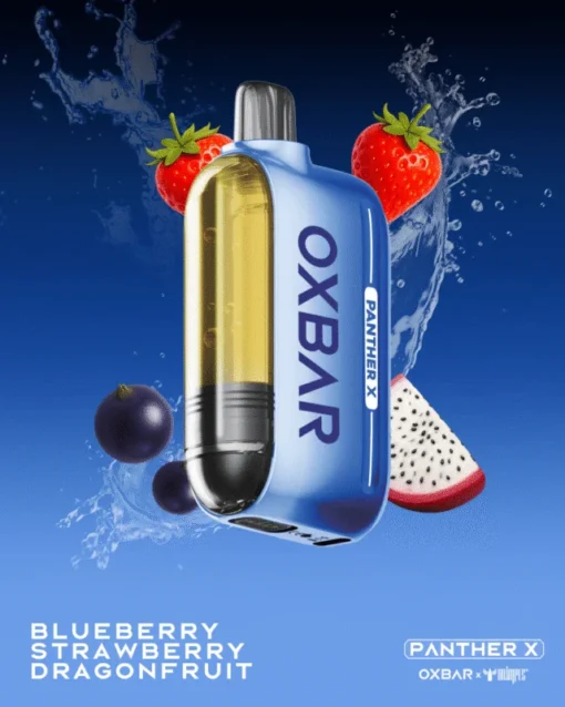 DR VAPES OXBAR Panther X Blueberry Strawberry Dragon Fruit 50K Puffs Disposable Vape in UAE