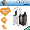 Flonq Max S 8000 Puffs Cherry Peach Lemon Disposable Vape 2% Nicotine in Dubai UAE