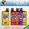 IGET 3500 Puffs Disposable Vape 5% Nicotine in Dubai UAE