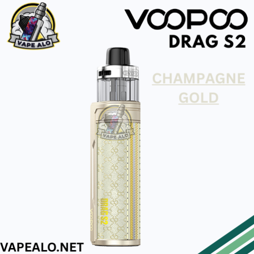 VOOPOO Drag S2 Champagne Golden Pod Device Dubai UAE