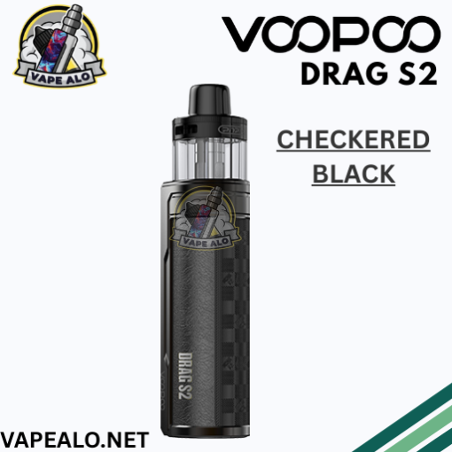 VOOPOO Drag S2 Checkered Black Pod Device Dubai UAE